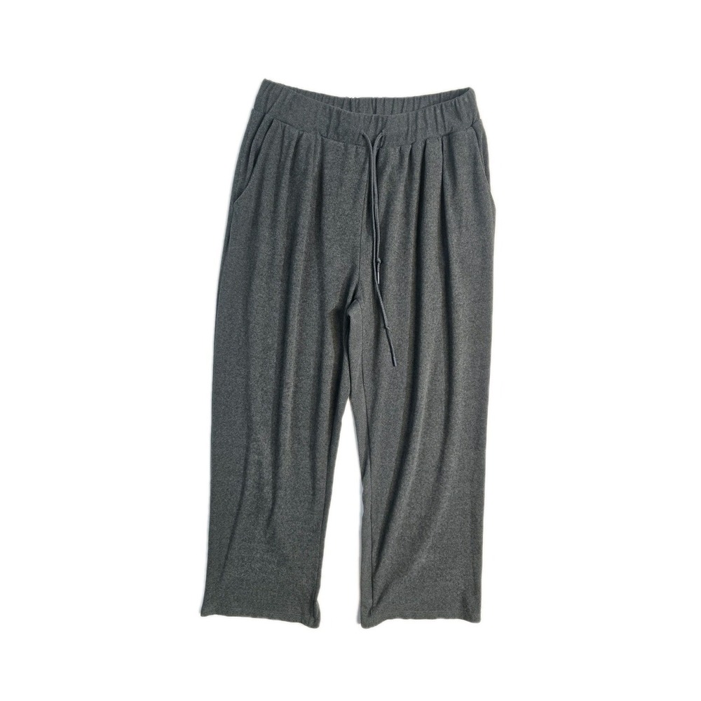 EBB & FLOW GRAY JOGGING‎ PANTS WOMEN SIZE M Wide Leg